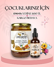 Karışım Kids 850 gr+Propolis 50cc Zeytin Yağında Çözülmüş