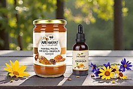 Yetişkin Karışım 850 gr+Propolis 50cc Zeytin Yağında Çözülmüş